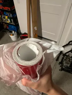 Ravoony Basic Gloss Metallic Vampire Red Car Wrap review Jessica Cumbie 02