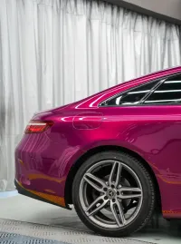 Ravoony Plus PET Gloss Glaze Pagoda Red Car Vinyl Wrap review 3