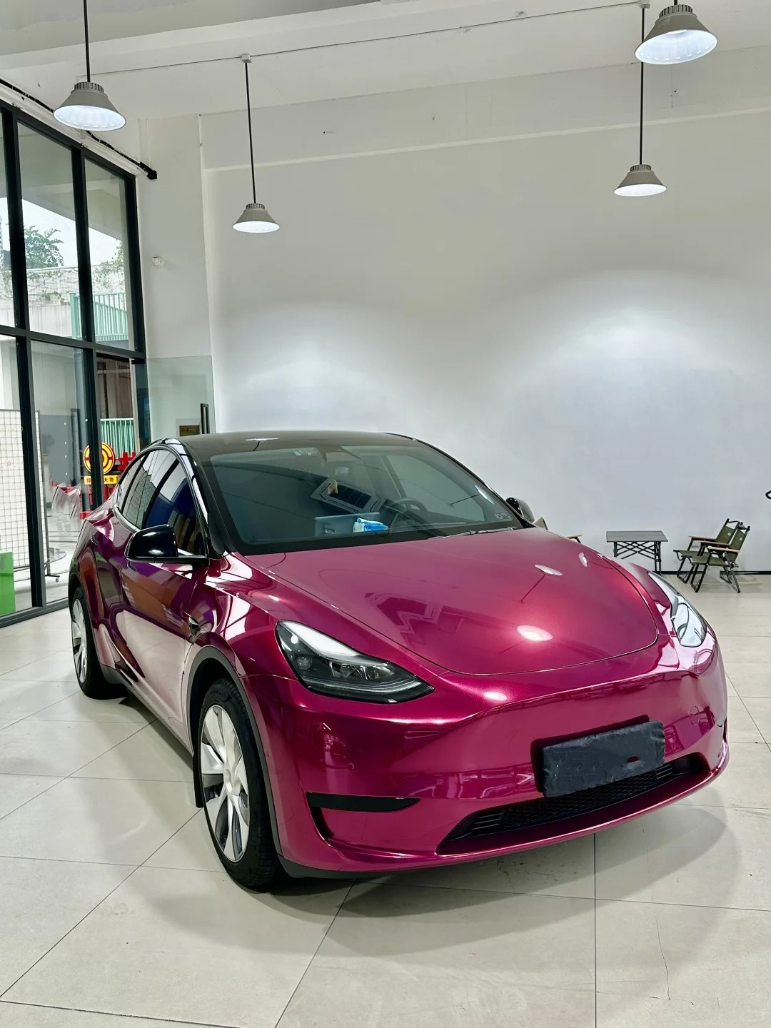 Ravoony Plus PET Gloss Glaze Pagoda Red Car Vinyl Wrap review Alexandre Denizot