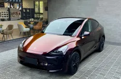 Ravoony Plus PET Gloss Color Shift Rainbow Drift Black Red Vinyl Wrap review virginia flores