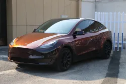 Ravoony Plus PET Gloss Color Shift Rainbow Drift Black Red Vinyl Wrap review spencer allen