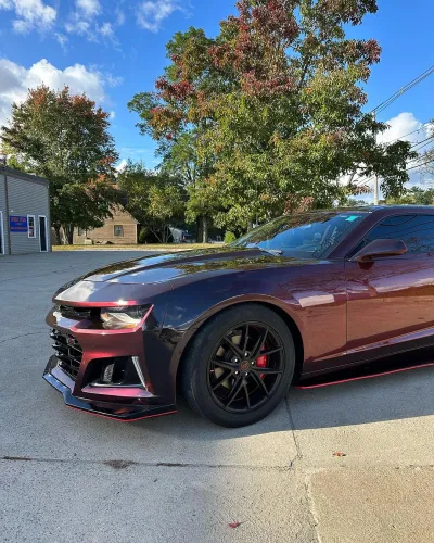 Ravoony Plus PET Gloss Color Shift Rainbow Drift Black Red Vinyl Wrap review Zoila Lontero 02