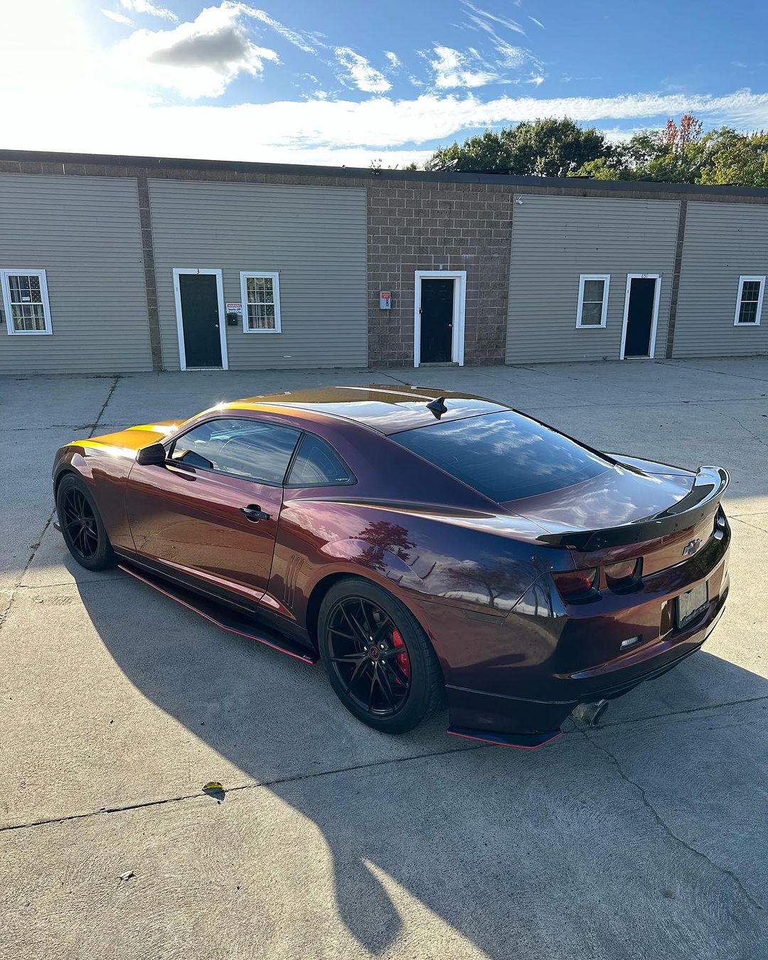 Ravoony Plus PET Gloss Color Shift Rainbow Drift Black Red Vinyl Wrap review Zoila Lontero 04