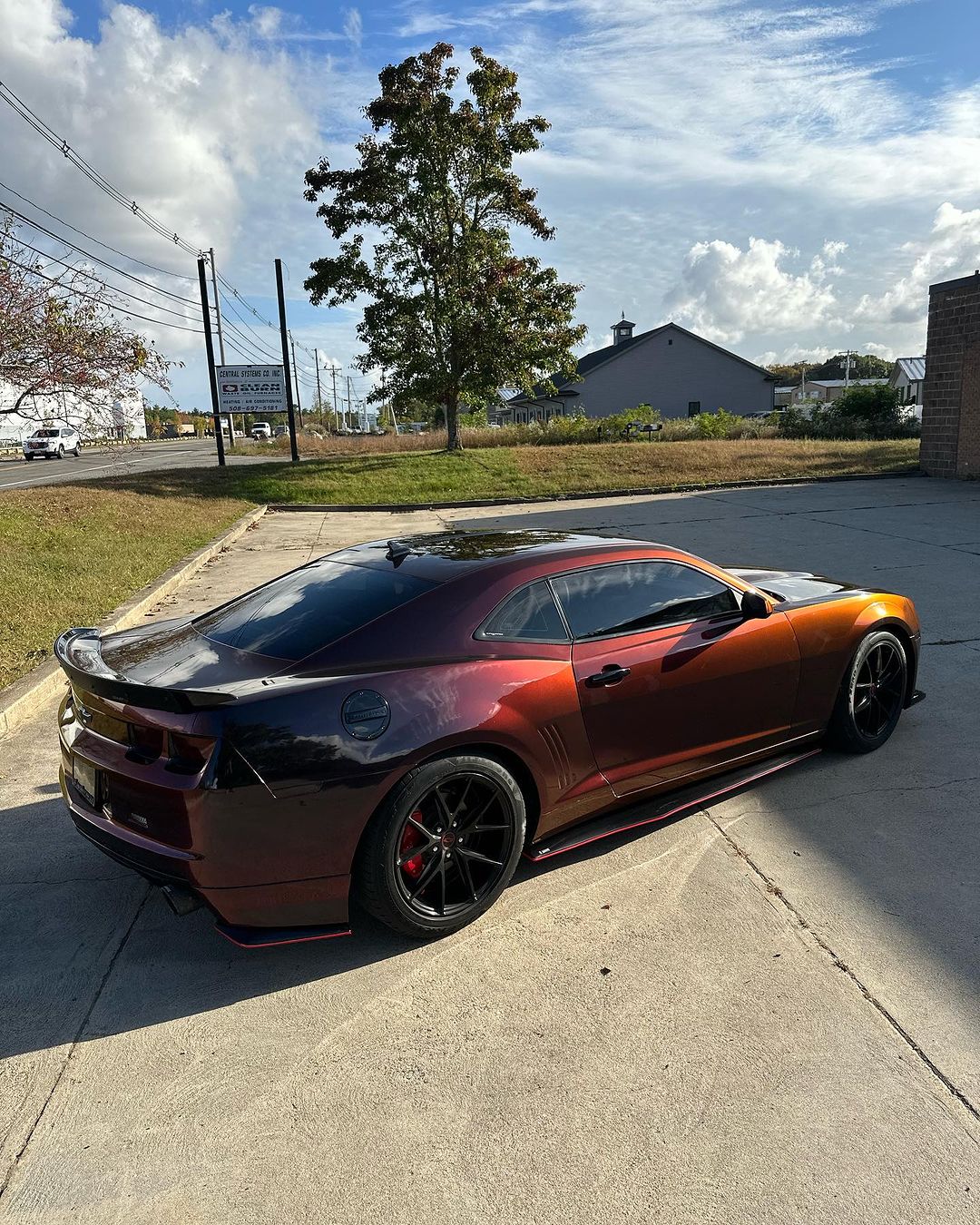 Ravoony Plus PET Gloss Color Shift Rainbow Drift Black Red Vinyl Wrap review Zoila Lontero 02