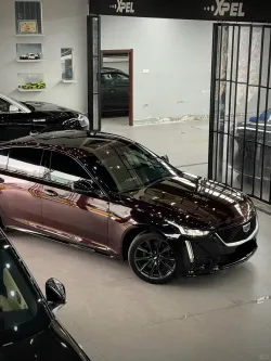 Ravoony Plus Glossy Diamond Black Red Vinyl Car Wrap review Mario Hernández Palacios