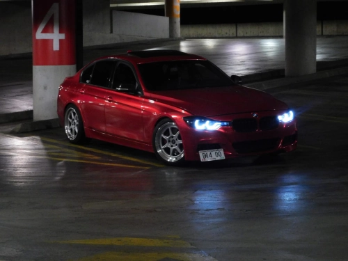 Ravoony Plus Gloss Metallic Vampire Red Vinyl Car Wrap review 