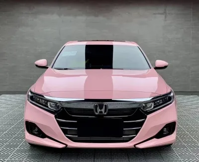 Ravoony Plus Gloss Crystal Peach Pink Car Vinyl Wrap review Aaron Harris 00