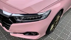 Ravoony Plus Gloss Crystal Peach Pink Car Vinyl Wrap review Aaron Harris 04