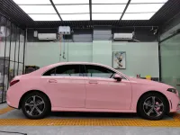 Ravoony Plus Gloss Crystal Peach Pink Car Vinyl Wrap review 1