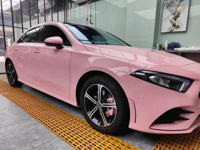 Ravoony Plus Gloss Crystal Peach Pink Car Vinyl Wrap review Heorhij Panasenko 00