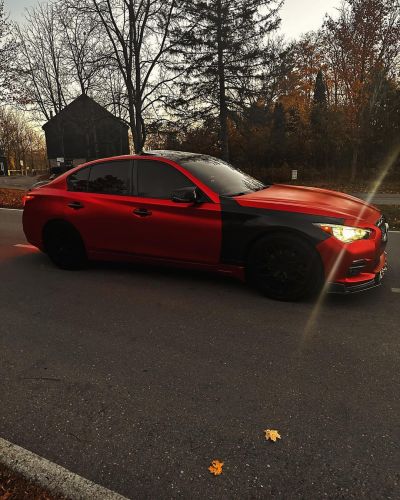 Ravoony Plus Gloss Metallic Vampire Red Vinyl Car Wrap review Nathan Dibois 00