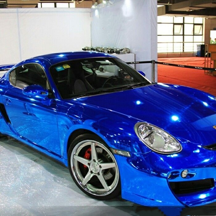 Ravoony Plus Glossy Chrome Blue Car Vinyl Wrap review Noah Croff