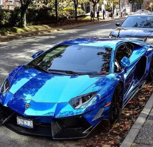 Ravoony Plus PET Glossy Chrome Blue Car Vinyl Wrap review 