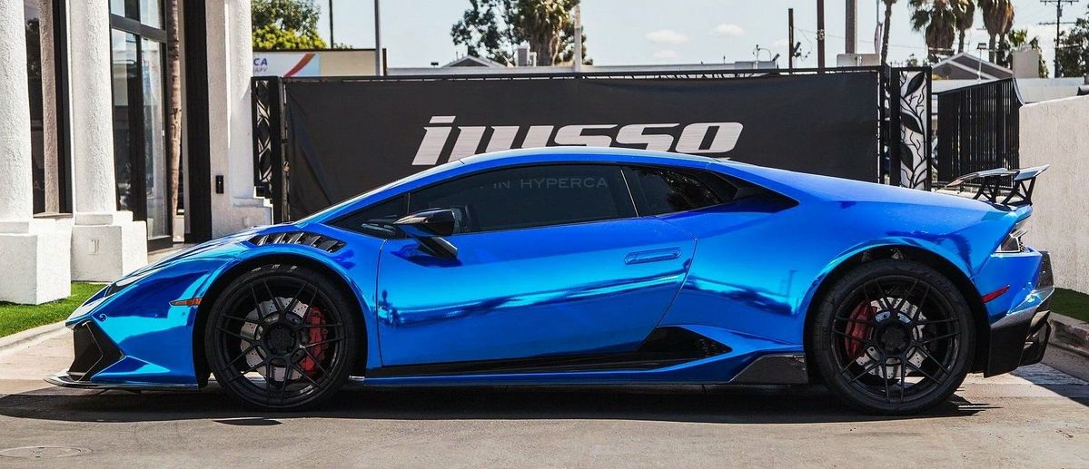 Ravoony Plus Glossy Chrome Blue Car Vinyl Wrap review Brandon Mellion