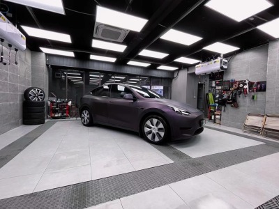   Ravoony Plus Ultra Matte Black Purple Car Vinyl Wrap review Jayden Smith