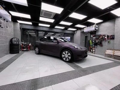   Ravoony Plus Ultra Matte Black Purple Car Vinyl Wrap review Jayden Smith