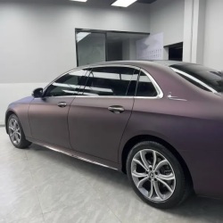   Ravoony Plus Ultra Matte Black Purple Car Vinyl Wrap review florian comite 03