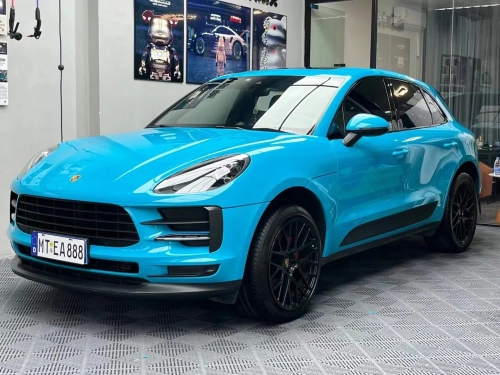 Ravoony Plus PET Glossy Miami Blue Vinyl Wrap review 