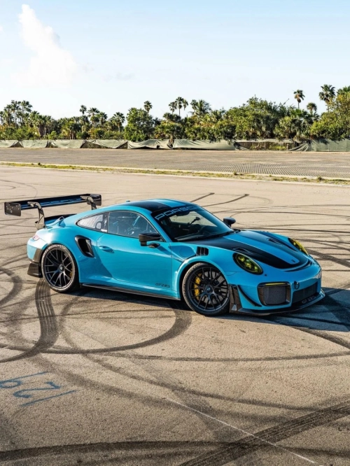 Ravoony Plus PET Glossy Miami Blue Vinyl Wrap review 