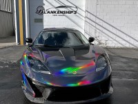 Ravoony Plus Gloss Holographic Rainbow Chrome Laser Black Car Vinyl Wrap review 1