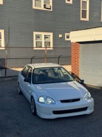 Ravoony Plus Glossy White to Blue Car Vinyl Wrap review 1