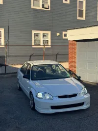 Ravoony Plus Glossy White to Blue Car Vinyl Wrap review 1