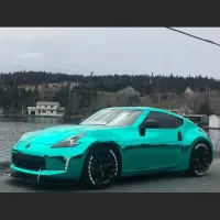 Ravoony Plus Glossy Chrome Mint Green Car Vinyl Wrap review 0