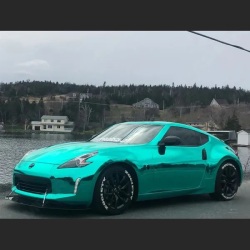 Ravoony Plus Glossy Chrome Mint Green Car Vinyl Wrap review Diego Echeverría López 01