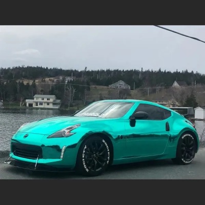 Ravoony Plus Glossy Chrome Mint Green Car Vinyl Wrap review Diego Echeverría López 00