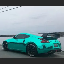 Ravoony Plus Glossy Chrome Mint Green Car Vinyl Wrap review Diego Echeverría López 02