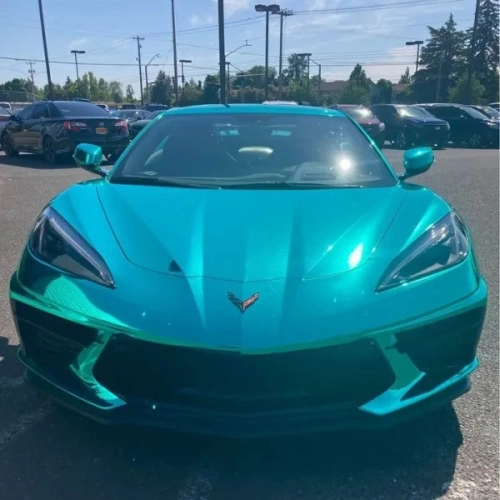 Ravoony Plus PET Glossy Chrome Mint Green Car Vinyl Wrap review 