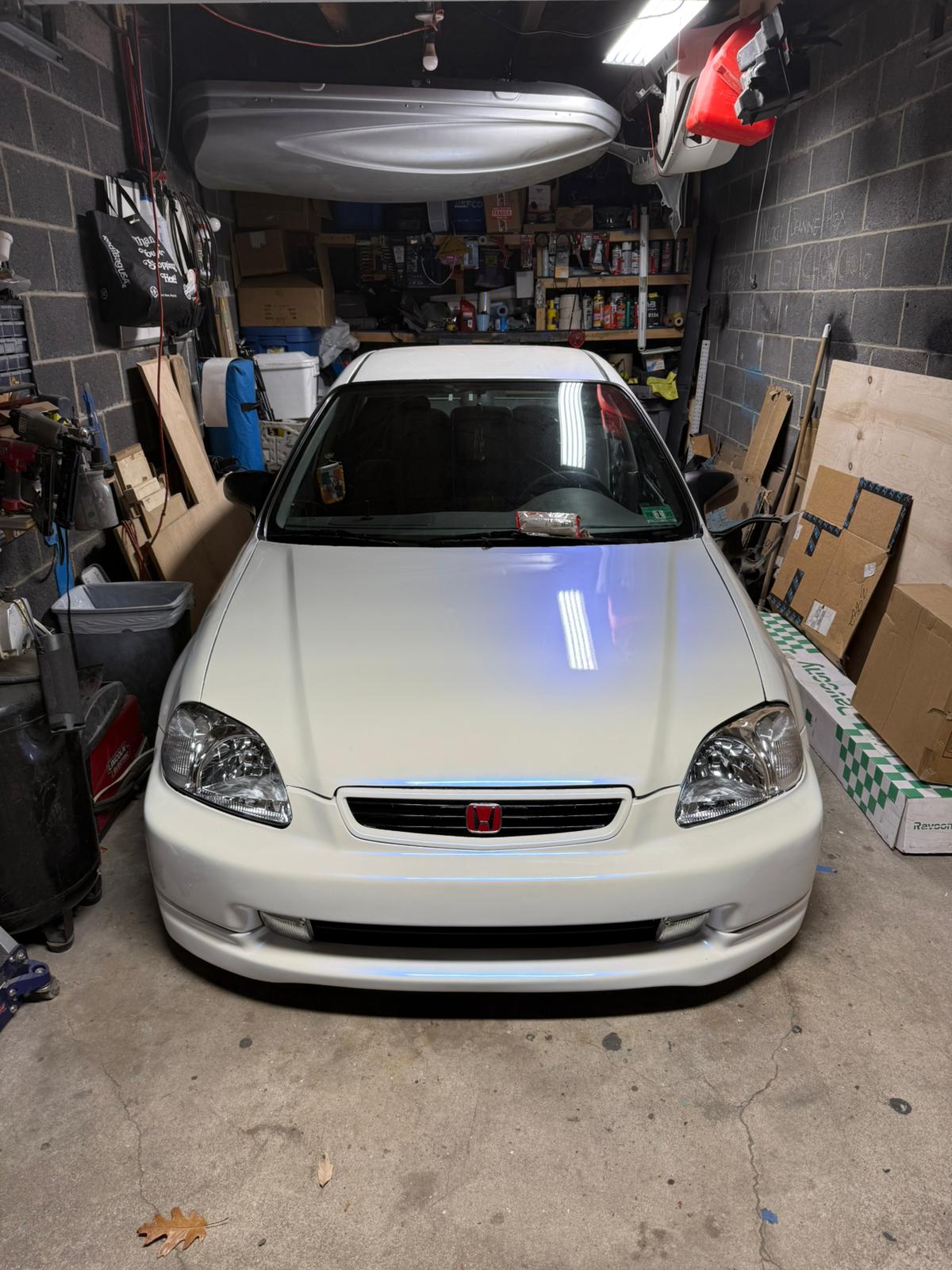 Ravoony Basic Glossy White to Blue Car Vinyl Wrap review Alejandro Punty
