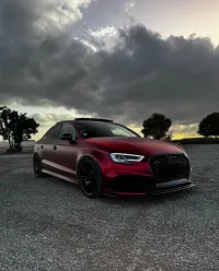 Ravoony Plus Matte Chrome Romanee Red Vinyl Car Wrap review 0