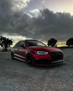 Ravoony Plus Matte Chrome Romanee Red Vinyl Car Wrap review Stephen Cabico 01