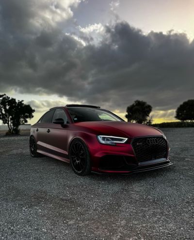 Ravoony Plus Matte Chrome Romanee Red Vinyl Car Wrap review Stephen Cabico 00
