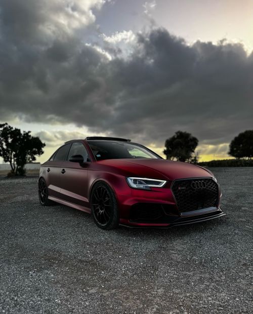 Ravoony Plus Matte Chrome Romanee Red Vinyl Car Wrap review 