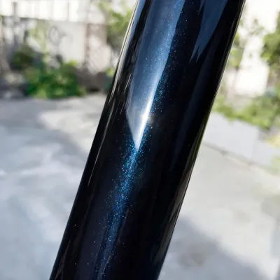 Ravoony Plus Glossy Metallic Spar Black Blue Vinyl Wrap review Jack Lee 01