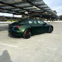 Ravoony Plus Gloss Paint Metal Midnight Green Car Wrap review 1