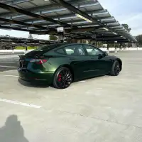 Ravoony Plus Gloss Paint Metal Midnight Green Car Wrap review 1