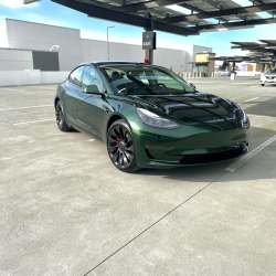 Ravoony Plus Gloss Paint Metal Midnight Green Car Wrap review Brian Johon 01