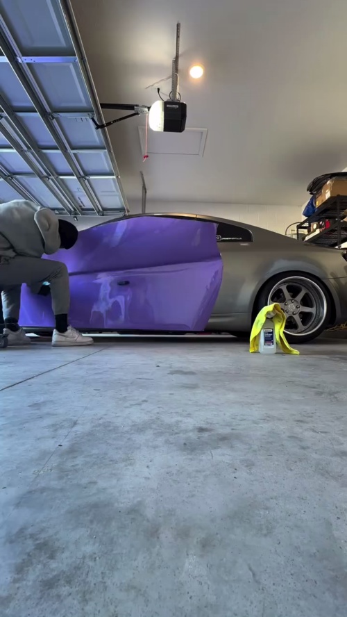 Ravoony Plus Glossy Lavender Purple Car Wrap review 