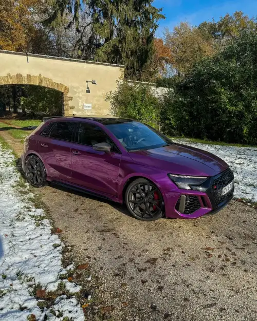   Ravoony Plus Ultra Gloss Metal Paint Grape Purple Vinyl Wrap review 