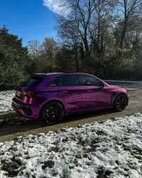   Ravoony Plus Ultra Gloss Metal Paint Grape Purple Vinyl Wrap review 2