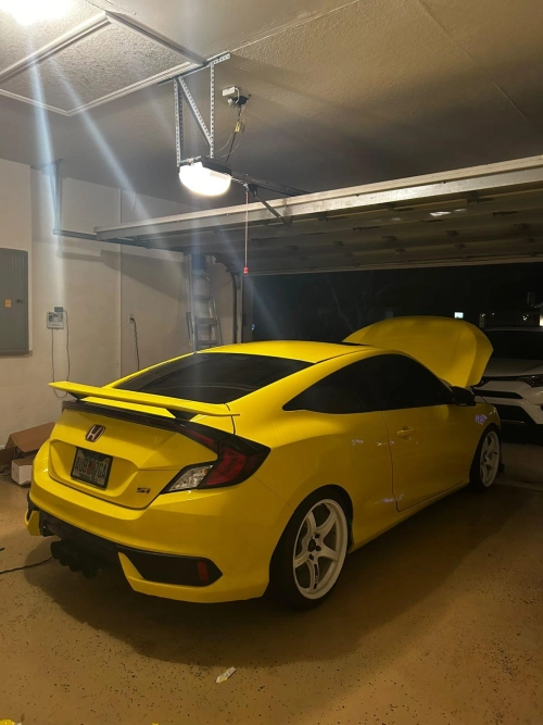 Ravoony Plus PET Crystal Maize Yellow Car Vinyl Wrap review 