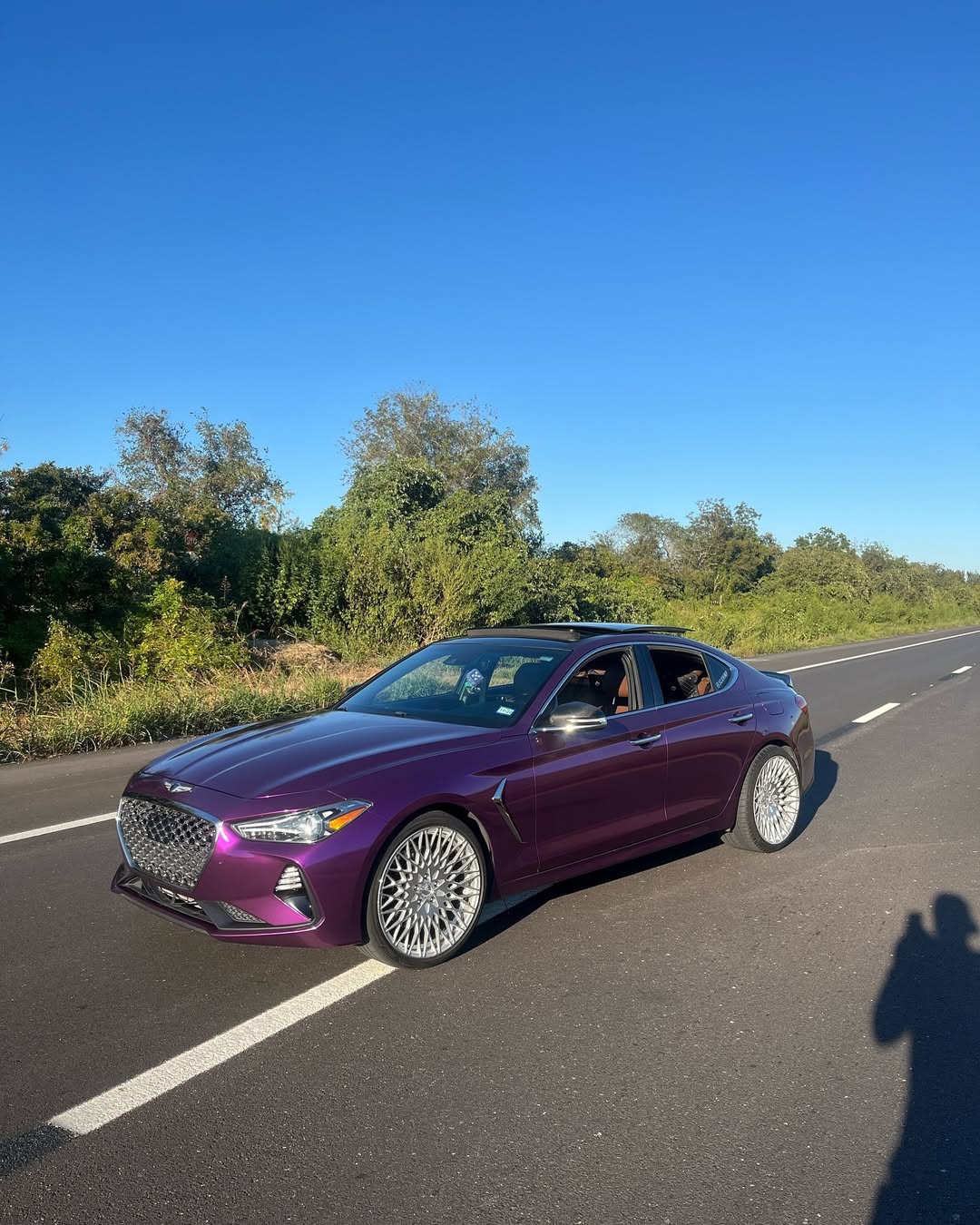   Ravoony Plus Ultra Gloss Metal Paint Grape Purple Vinyl Wrap review Davion 03