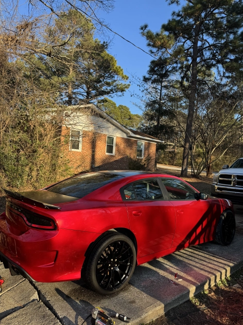 Ravoony Plus Gloss Metallic Vampire Red Vinyl Car Wrap review 