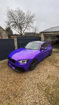 Ravoony Plus Glossy Explosion Purple Car Vinyl Wrap review 6