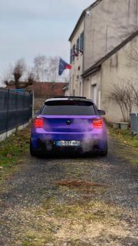 Ravoony Plus Glossy Explosion Purple Car Vinyl Wrap review 3