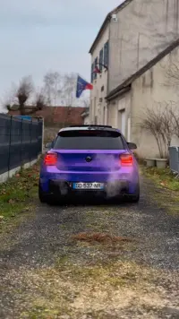 Ravoony Plus Glossy Explosion Purple Car Vinyl Wrap review 3
