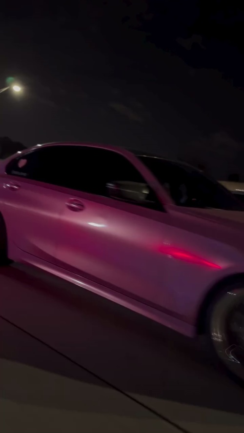 Ravoony Plus Glossy Laser Pink Car Vinyl Wrap review ᴇᴠɪᴇ 01